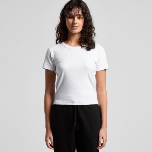 AS Colour Womens Organic Rib Baby Tee Thumbnail